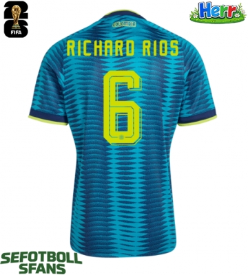 Colombia Richard Rios #6 Bortatröja VM 2026 Kortärmad